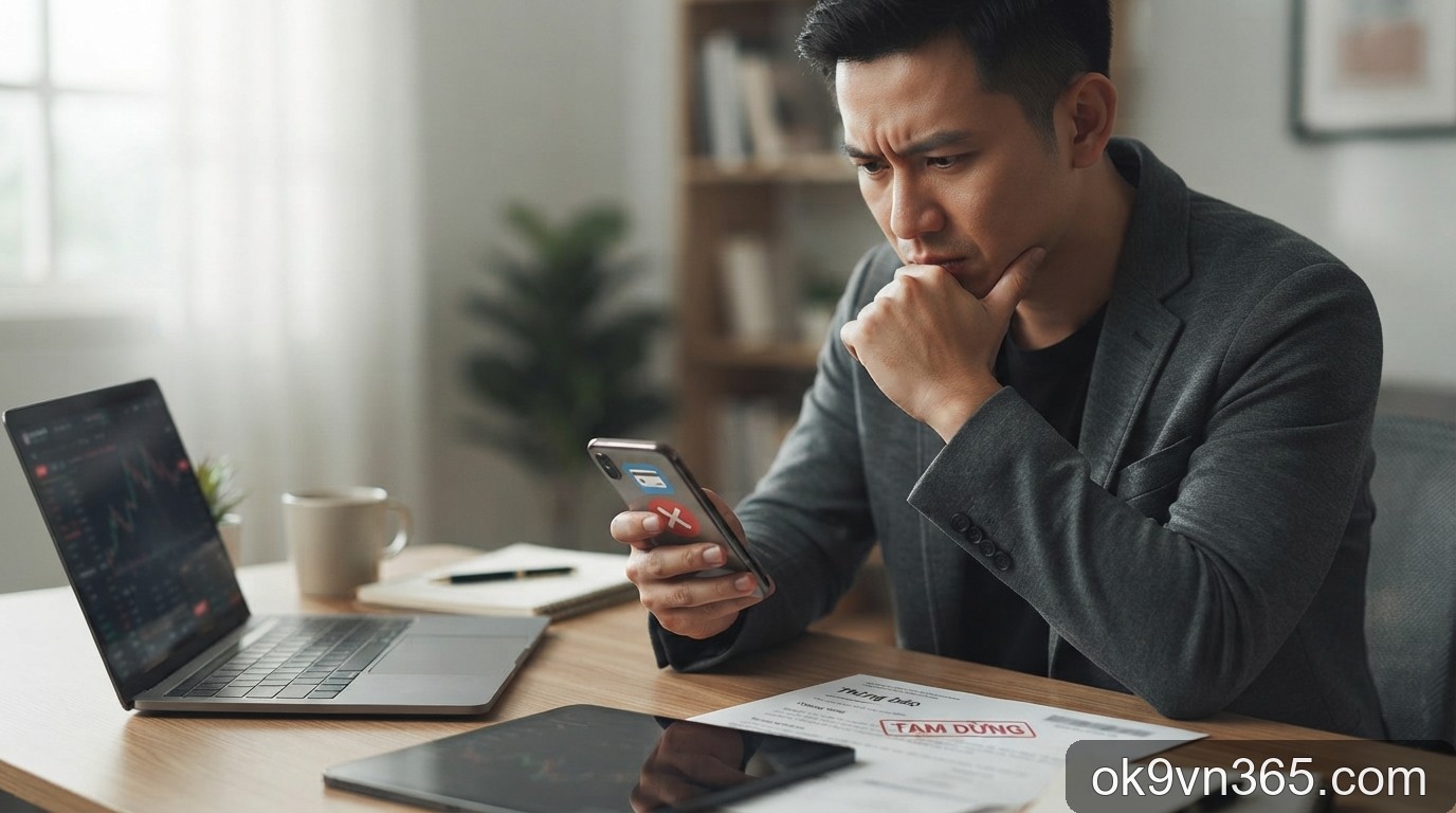 Cảnh báo: Rủi ro tài khoản ví điện tử bị tạm dừng do liên quan đến giao dịch cá cược